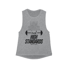 Low Squats High Standards - Women's Muscle Tank