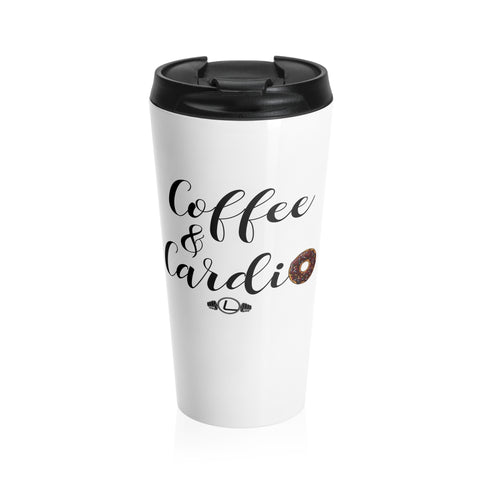 Coffee and Cardio Stainless Steel Travel Mug