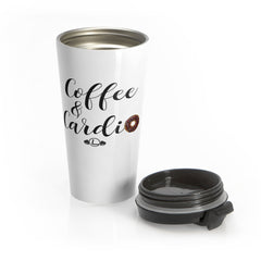 Coffee and Cardio Stainless Steel Travel Mug