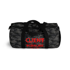 Client Torture Kit Camo Duffle Bag