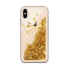 CUSTOM Liquid Glitter iPhone Case