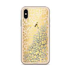 Leopard Liquid Glitter Phone Case