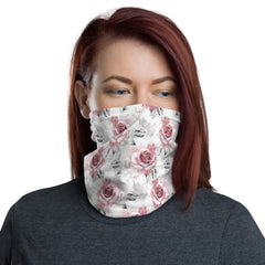 Pink Rose Neck Gaiter