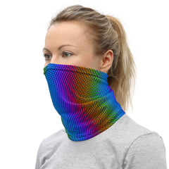 Rainbow Grid Neck Gaiter