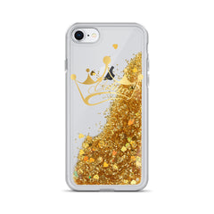 CUSTOM Liquid Glitter iPhone Case