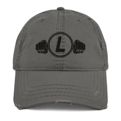 Liftology Distressed Dad Hat