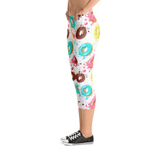 Donut Wasted Cheat Day Mid-Rise Capris