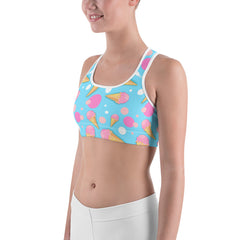 Ice Cream Attack Cheat Day Sports Bra