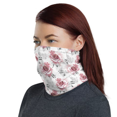 Pink Rose Neck Gaiter