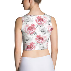 Red Rose Crop Top