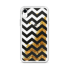 Chevron Liquid Glitter Phone Case