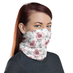 Pink Rose Neck Gaiter