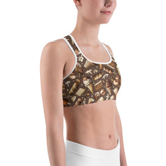 Dark Chocolate Cheat Day Sports Bra